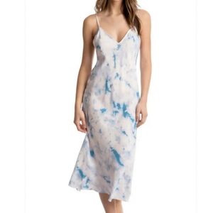 In Bloom By Jonquil Tie-dye Midi Nightgown L NWOT